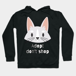 Adopt Don't Shop Kitten Hoodie